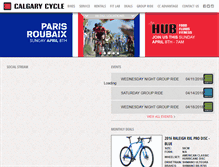 Tablet Screenshot of calgarycycle.com